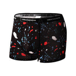 4 Pack Men's Mid-Rise Lightweight Printed Seamless Comfort Trunks