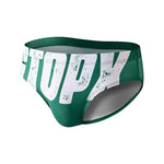 2 Pack Men's Low-Rise Printed Quick-Dry Seamless Comfort Swim Briefs