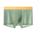 4 Pack Men's Sporty & Breathable Seamless Ice Silk Smooth Trunks