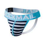 2 Pack Men's Lightweight & Airy Comfy Waistband Stretch Silky Touch Jockstraps