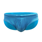 Men's Solid Color Sponge Pad Swim Briefs