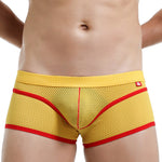 2 Pack Men's Odor-Control Breathable Mesh with U-Pouch Design Trunks