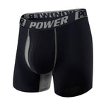 4 Pack Men's Mid-Rise Color Block Mesh Breathable Boxer Briefs