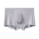 3 Pack Men's Seamless Comfort Solid Color 3D Pouch & Breathable Trunks
