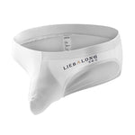 3 Packs of Men's Ice Silk Seamless Convex Pouch Briefs