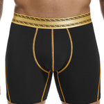 2 Pack Men's Pure Cotton Anti-Chafing Breathable Sports Boxer Briefs