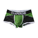 3 Pack Men's Color Block Cotton-Mesh Breathable & Trendy Trunks