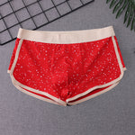 4-pack Men's Starry Sky Pure Cotton Personality Trendy Youth Boxer Briefs