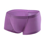 2 Pack Men's Soft U-Pouch Sexy Breathable Solid Color Trunks