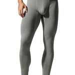 Men's Ultra-Soft Cotton Tag-Free Second-Skin Warm-Touch Cozy Thermal Bottoms
