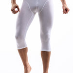 2 Pack Men's Anti-Chafing Workout Quick-Dry & Breathable Activewear Tights