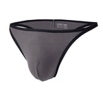 2 Pack Men's Low-Rise Eco-Friendly Lightweight Thong