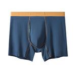 2 Pack Men's Seamless Fly Opening Breathable Chafe-Free Design Boxer Briefs