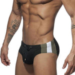 Men's Removable Pad Swim Brief with Drawstring
