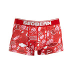 2 Pack Men's Supportive Pouch Anti-Chafing Comfy Waistband Soft Trunks