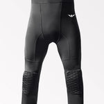 Men's Knee Protection Running & Sports Compression Activewear Tights