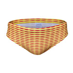 Men's Bold Prints Antibacterial Low-Rise Swim Briefs