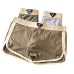 4 Pack Men's Skin-Friendly & Trendy Striped Lightweight Boxer Briefs