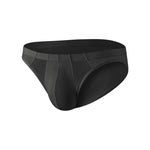 2 Pack Men's Sheer Mesh Low-Rise Sexy Ice Silk Briefs