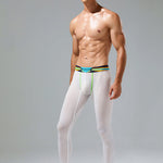 Men's Sport Long Johns With Large Pouch