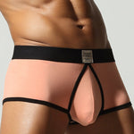 2 Pack Men’s Soft & Breathable Trunks with Supportive Pouch