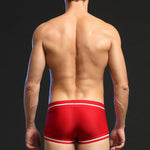 Men's Breathable Mesh Line Trunks with Fly