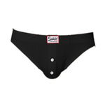 2 Pack Men's Premium Comfortable Fabric Low-Rise U-Shaped Briefs