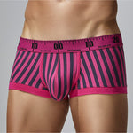 3 Pack Men's Snug Fit Trendy Striped Design Sporty Cut Cooling Airflow Trunks