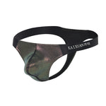 3 Pack Men's Low Waist Transparent Sexy Large Pouch Ice Silk Thong