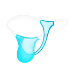 2 Pack Men's Seamless Semi-Transparent Thongs