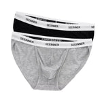 3 Pack Men's Sporty Comfy Waistband Briefs