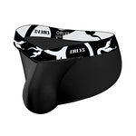 2 Pack Men's Modal Low-Rise Bikinis with Support Pouch and Tagless Waistband