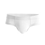 3 Pack Men's Cotton Solid U-Shaped Pouch Briefs