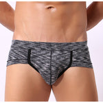 4 Pack Men's Premium Cotton Antibacterial Supportive Large Pouch Zero-Irritation Trunks