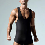 Men's Wrestling Suit Fitness Home Bodysuit