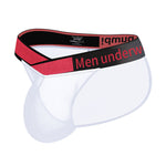 2 Pack Men's Large Pouch Semi-Transparent Sexy Bikini