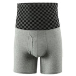 Men's Tummy Control Boxer Briefs With Functional Fly
