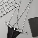 2 Pack Men's Suspenders Design U-Pouch & Low-Rise Thongs