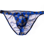 Men's Rhombus Check Pattern Pouch Briefs