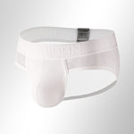 2 Pack Men's Low Rise Mesh Large Pouch U-convex Breathable Comfortable Briefs