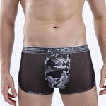 4-pack Men's Cotton Seamless Mesh Breathable Boxer Briefs
