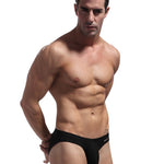 2 Pack Men's Comfortable Cotton Large Pouch Sports Bikini