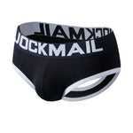 2 Pack Men's Sexy Cheeky Ultra-Soft Cotton Low-Rise & Revealing Supportive Jockstraps