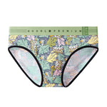 3 Pack Men's Mid-Rise Stay-Put Fit Skin-Friendly Breathable Briefs & Trunks