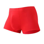 2 Pack Men's Seamless Comfort Stretch Fabric Breathable Modern Fit Solid Color Trunks