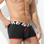 2 Pack Men's Sexy Modal Trunks with Open Front & Back and Removable Pouch
