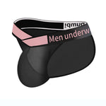 2 Pack Men’s Sexy Bikini with See-through Pouch