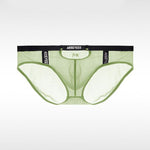 Men's Low Waist Narrow Waist Ice Silk Breathable Convex Pocket Briefs