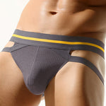 Sexy Spliced Color Low-rise Jockstrap