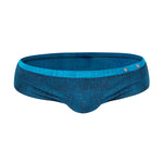 Men's Supportive Fit Anti-Odor Glazed Solid Color Low-Rise Swim Trunks